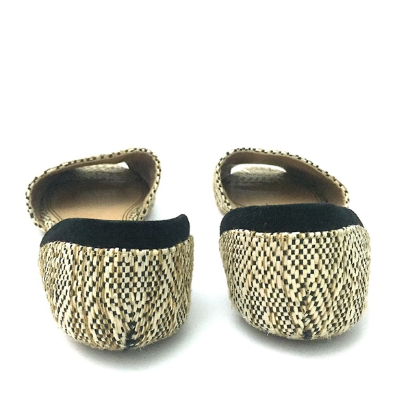 Splendid Akron Woven Rattan d'Orsay Peep-Toe Flats - Picture 8 of 9
